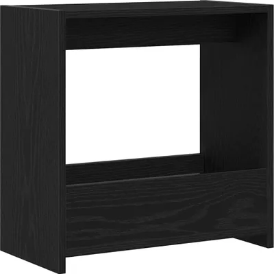 Produktbild von vidaXL Beistelltisch Schwarz Eichen-Optik 50 x 26 x 50 cm