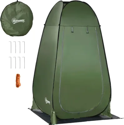 Produktbild von Schnellaufbau Zelt - Pop Up Campingzelt für 2 Personen - UV Schutz 20+ - Polyester - Mit Tragetasche - Grün