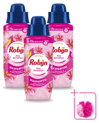 Produktbild von 3 x Robijn Wasparfum Intense Pink Sensation - 342 ml - Sparpackung - 3 Stücke
