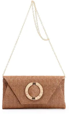 Image de Sac à main d'été pour femme avec chaîne, pochette de soirée tissée, sac d'école bohème