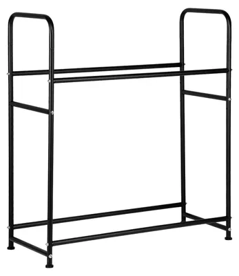 Immagine prodotto di Porta pneumatici Vigevee, supporto per 8 pneumatici, 2 livelli, regolabile in altezza, capacità fino a 180 kg, con copertura protettiva, ideale per garage e officine