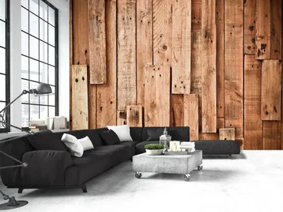 Produktbild von Vlies Fototapete 400x280 cm Tapeten Wandtapete XXL Holz Bretter f-A-0371-a-b