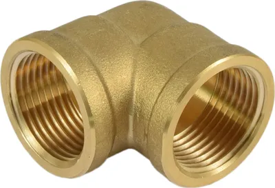 Produktbild von Agora-Tec®  Messing 90 Grad Winkel 1 Zoll IG/IG (30,3 mm)