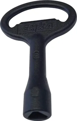 Produktbild von Dreikant-Steckschlüssel 8 mm, Zinkdruckguss schwarz