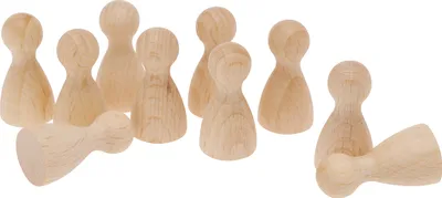 Produktbild von Holz-Spielfigur, 28mm, 10 Stk. 100%