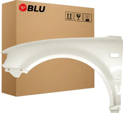 Produktbild von BLU Kotflügel Passend für Volkswagen Passat B5 LB9A Links Weiss CandyWeiss | 1996-2000 | Vorderseite Vorne | Lackiert | Einbaufertig