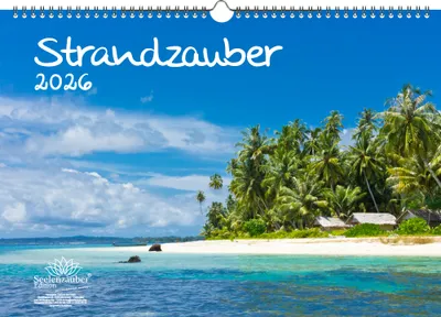 Produktbild von Strandzauber DIN A3 Kalender für 2026 Urlaub Strand und Strände - Seelenzauber