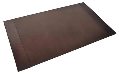 Schreibtischunterlage aus Leder, 65 x 45 cm, Braun