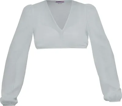 Produktbild von Dirndlbluse Salching lichtgrau 34