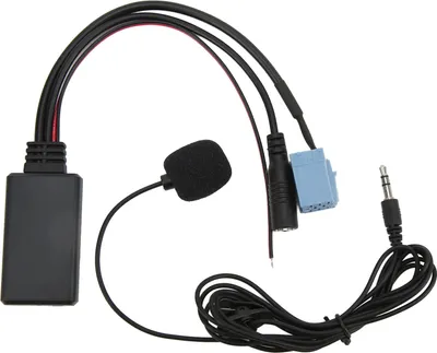 Obrázok produktu pre Bluetooth5.0 Aux in kábel 3,5 mm Jack ISO 8Pin 7 607 897 093 Náhrada mikrofónu handsfree pre Bora Blaupunkt