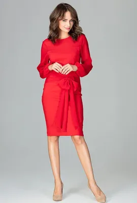 Produktbild von Lenitif Minikleid für Frauen Lopning K494 rot L