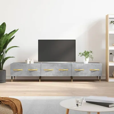 Produktbild von The Living Store TV-Schrank Betongrau 150x36x30 cm Holzwerkstoff