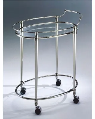 Produktbild von Casa Padrino Luxus Servierwagen Silber 70 x 47 x H. 74 cm - Italy