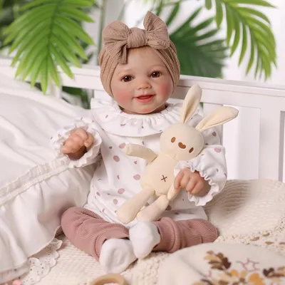 Immagine prodotto di Bambola realistica per bambini, 43 cm, bianca