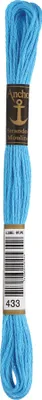 Produktbild von Anchor Sticktwist 4635000-00433 blau-türkis Stickgarn, 100 % Baumwolle