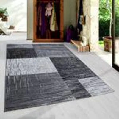 Produktbild von Homebyhome Modern Designer Teppich Wohnzimmer Trendmuster, Kurzflor Teppich Rechteckig Weich und Pflegeleicht, Grösse: 200x290 cm