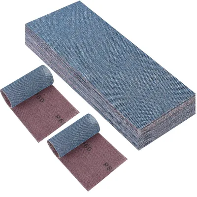 Productafbeelding van Netzschleifstroken, 25 stuks, 115x230mm, met klittenband, korrelgrootte 60, keramisch, geschikt voor handschuurmachines en oscillerende schuurmachines