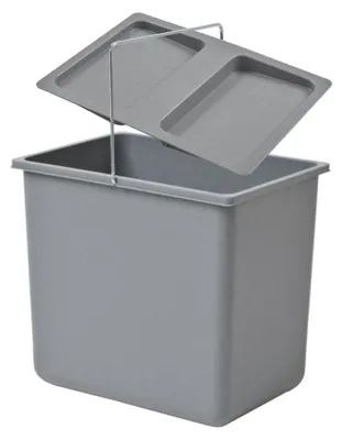 Immagine prodotto di Cestino interno Hailo 1094079 con coperchio grigio chiaro 18 L 316 x 226 x 286 mm
