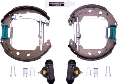 Produktbild von HELLA Bremsensatz Trommelbremse Hinten für FIAT MULTIPLA (186) 8DB 355 004-471