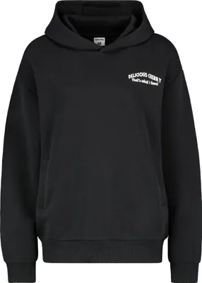 Produktbild von Hoodie mit Zitronen-Print und Schriftzug Lemonade | XL