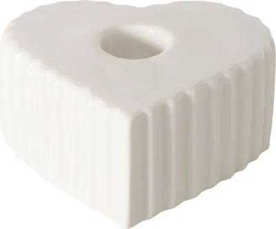 Immagine prodotto di Portacandele in Vetroceramica a forma di cuore ANIMA, 4 x 9 cm
