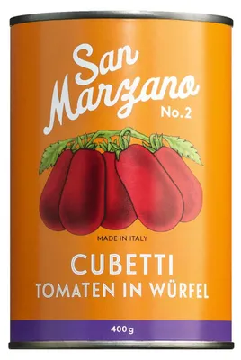 Produktbild von Gewürfelte Tomaten San Marzano No. 2 "Cubetti"