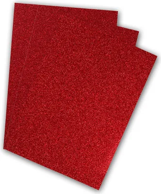 Produktbild von Poli-Tape - Poli-Flex Pearl Glitter - 456 Red - Din A4