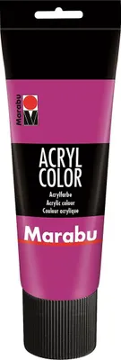 Produktbild von Marabu 12010025014, 225 ml, Magenta, Satin, Tube, Wasserfest