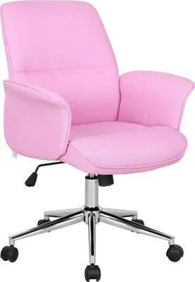 Produktbild von Bürostuhl Drehstuhl Stoff Pink 0704M/3673
