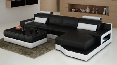 Produktbild von Wohnlandschaft Ecksofa L Form Exclusive Couch Poster