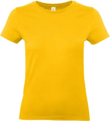 Produktbild von Damen-T-Shirt, Kurzarm - B&C #E190/W - gold - Größe S