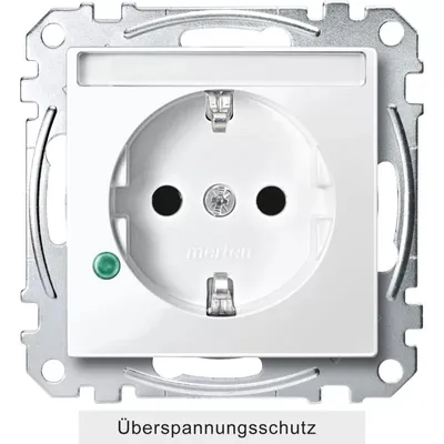 Immagine prodotto di MERTEN SCHUKO Presa di corrente 16A MEG2305-0319 Polar-ws termoplastico Protezione da sovratensione MEG23 MEG2305-0319 (MEG2305-0319)