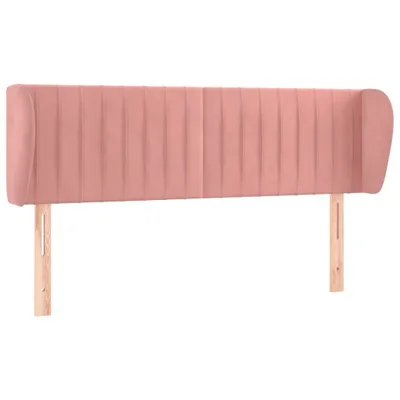 Obrázek produktu pro vidaXL Čelo postele s ušima růžové 147x23x78/88 cm Velvet