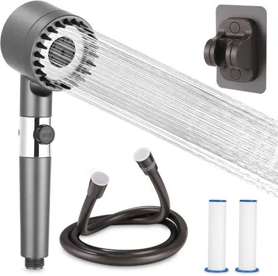 Obrázek produktu pro Sprchová hlavice s filtrem a 1,5 m hadicí, silikonová