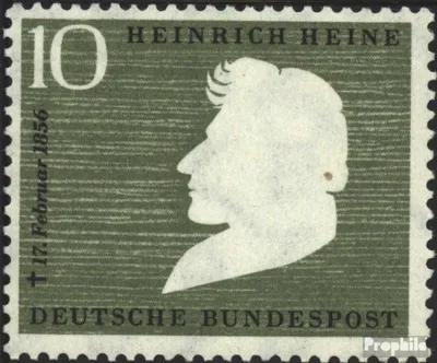 Produktbild von Briefmarken BRD (BR.Deutschland) 1956 Mi 229 (kompl.Ausgabe) postfrisch 100.Todestag von Heine
