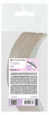 Produktbild von Staleks SMART 42 Halbmond-Feilenaufsätze 240 Grit - 50 Stück