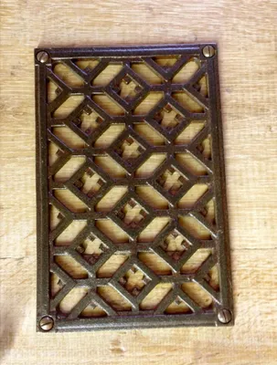 Produktbild von Kamingitter Lüftungsgitter 11,5 x 23 cm Luftschacht Gitter f. Kachelofen XL