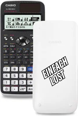 Produktbild von Casio FX-991DE X ClassWiz Schulrechner mit Einfach-Lost-Bedruckung (Motiv 11)