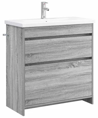 Immagine prodotto di Set di mobili da bagno Grigio Sonoma, 81 x 40 x 84,5 cm