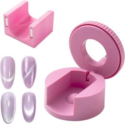 Produktbild von Nagelmagnet Set, 2-teilig, rosa, für Nageldesign