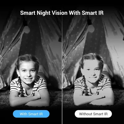 Immagine prodotto di Telecamera di sicurezza interna - Telecamera di sorveglianza Wi-Fi - Set da 2 - Baby monitor wireless - Rotazione a 360° - 2,4 GHz