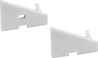 Produktbild von A20 LED Aluprofil Weiss Eckprofil 30° 2x Endkappen
