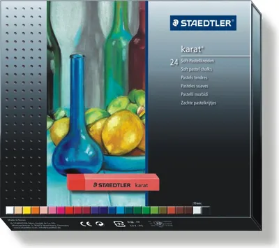 Produktbild von Softpastellkreide Karat 24-er Etui Packung mit 3 Stück