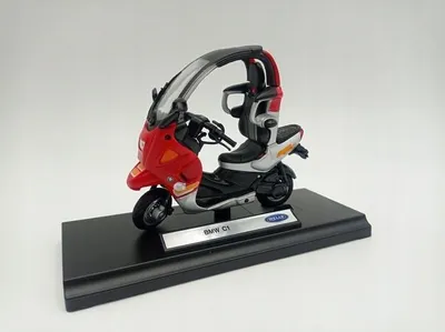 Produktbild von Welly BMW C1 Metall Motorrad im Maßstab 1:18