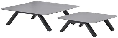 Produktbild von Garden Impressions Realdo Set aus zwei Lounge-Tischen – Carbon Black