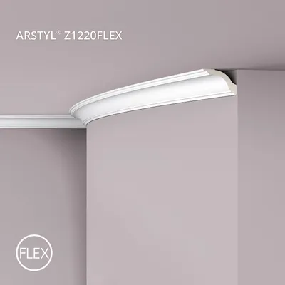 Produktbild von NMC Z1220 Flex ARSTYL flexible Eckleiste Zierleiste Stuckleiste 2 m