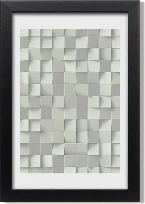 Produktbild von Bild 20x30 MDF-Rahmen, Wandkunst Geometrisches Muster