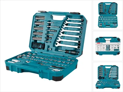Immagine prodotto di Set di utensili Makita 120 pezzi E-06616
