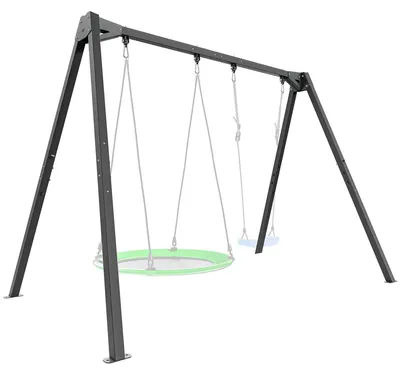 Obrázek produktu pro Dvojitá houpačka na ložiskách (2místný rám) PREMIUM MO-013