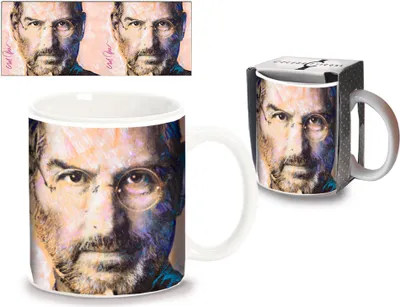 Produktbild von Steve Jobs - Lizenz Tassen - Popikone